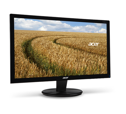 Acer P166HQL-um-zp6ss-c01 Monitor, Acer Monitor Price List Bangalore at India, 15.6 inch Display Monitor with LED Backlight, VGA Port and Connectors